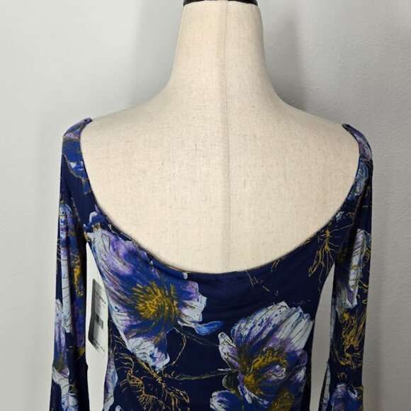 FREE PEOPLE WTF printed birds of paradise top Sz S NEW - Picture 7 of 11